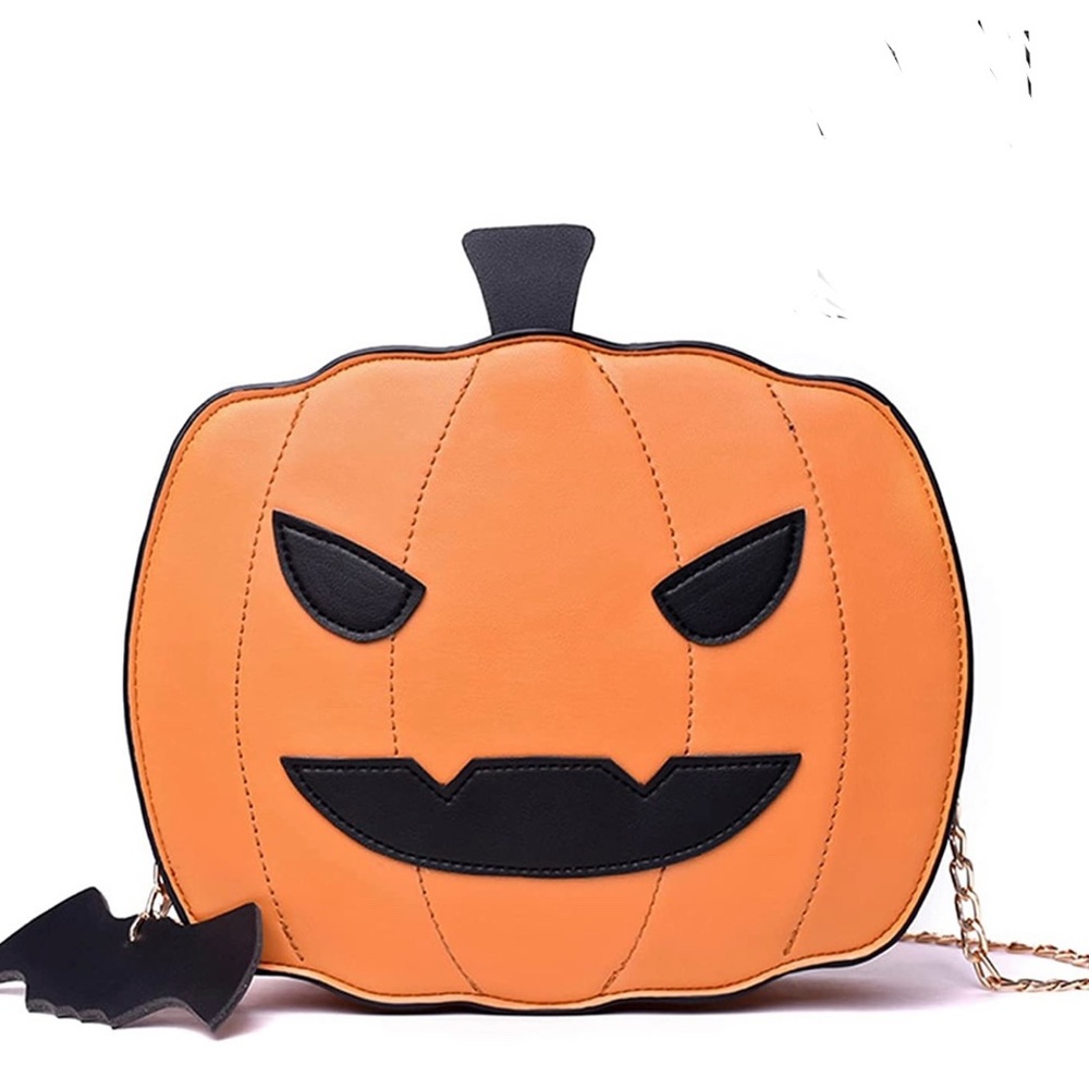 Pumpkin Crossbody Bag Shoulder Chain Purse